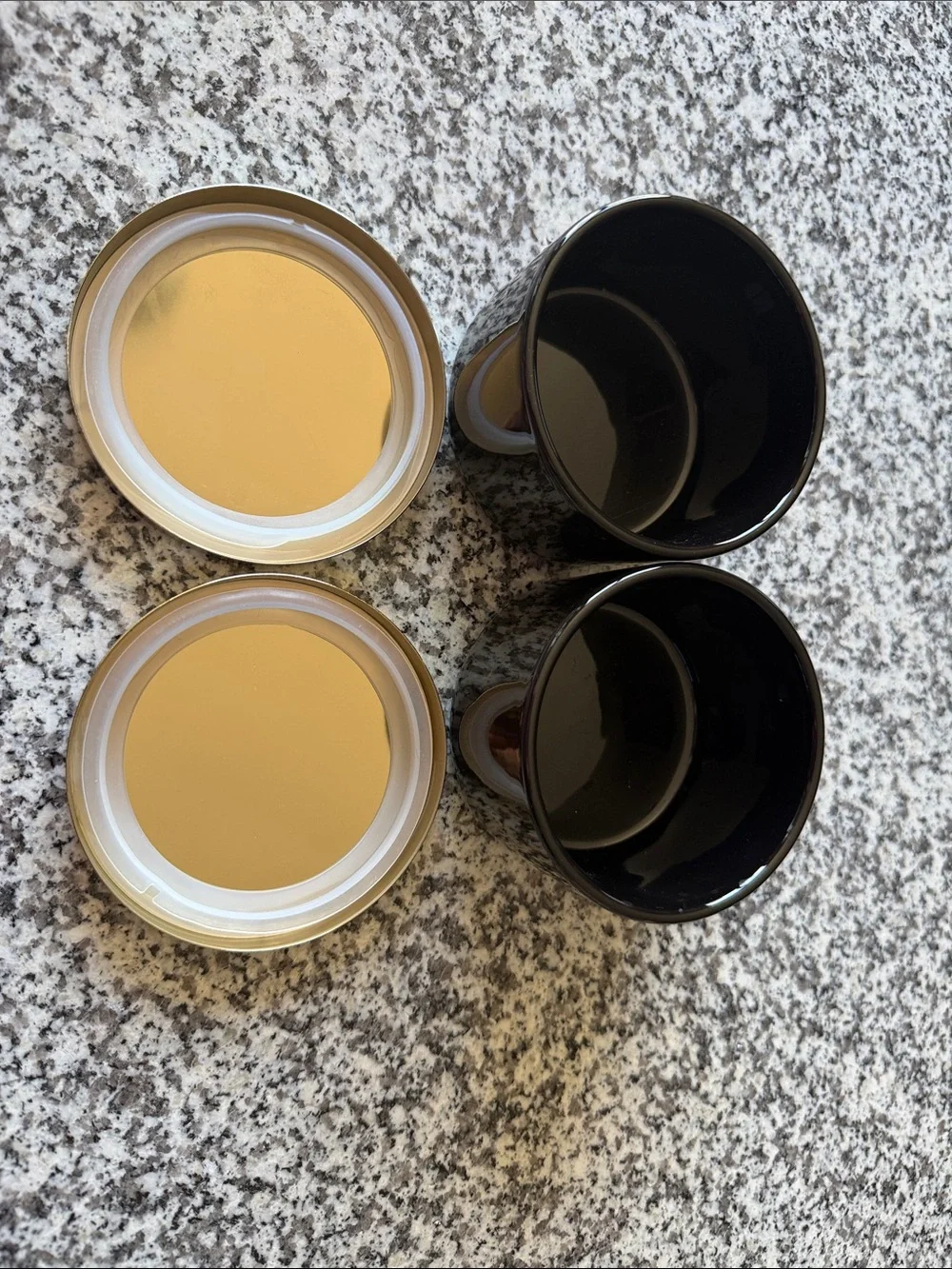 Z Gallerie Multi-use Storage Duo - Set Of 2 Ceramic Canisters with Metal Lids